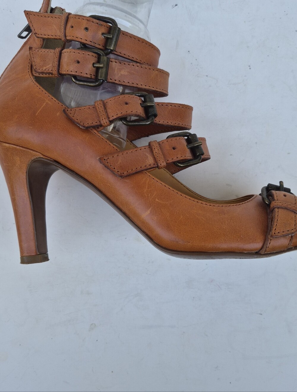 J. Crew Brown Strappy Heels - 6